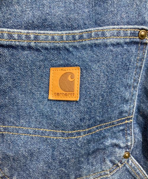 CarHartt（カーハート）CarHartt (カーハート) ウォッシュドロガーダブルフロントワークジーン インディゴ サイズ:W36の古着・服飾アイテム