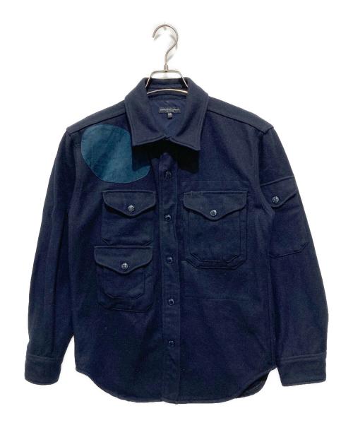 Engineered Garments（エンジニアド ガーメンツ）Engineered Garments (エンジニアド ガーメンツ) ショルダー・エルボーパッチウールジャケット ネイビー サイズ:XSの古着・服飾アイテム