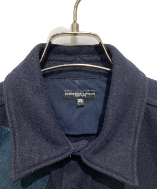 Engineered Garments（エンジニアド ガーメンツ）Engineered Garments (エンジニアド ガーメンツ) ショルダー・エルボーパッチウールジャケット ネイビー サイズ:XSの古着・服飾アイテム