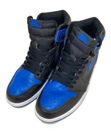 NIKE（ナイキ）の古着「エアジョーダン1 レトロ ハイ OG "ロイヤル"/RETRO HIGH OG ROYAL」｜ブルー×ブラック