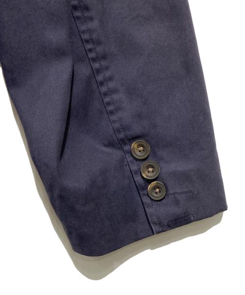 POLO RALPH LAUREN（ポロ・ラルフローレン）POLO RALPH LAUREN (ポロ・ラルフローレン) コットンテーラードワッペンジャケット ネイビー サイズ:38Rの古着・服飾アイテム
