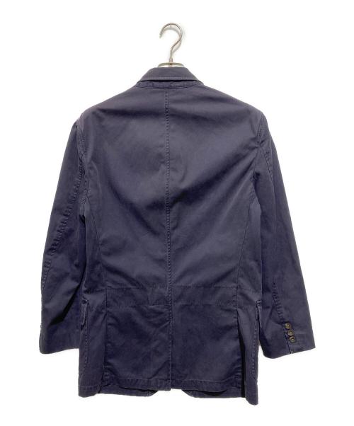 POLO RALPH LAUREN（ポロ・ラルフローレン）POLO RALPH LAUREN (ポロ・ラルフローレン) コットンテーラードワッペンジャケット ネイビー サイズ:38Rの古着・服飾アイテム