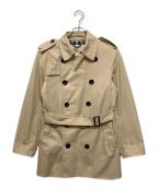 BURBERRYバーバリー）の古着「ダブルトレンチコート」｜ベージュ