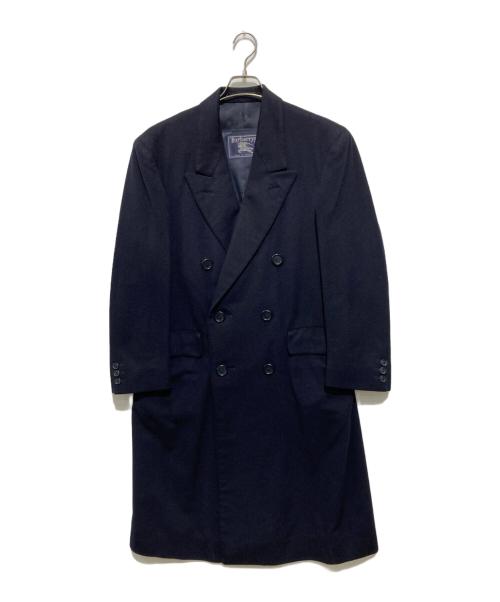 Burberrys（バーバリーズ）Burberrys (バーバリーズ) 90sカシミヤダブルコート ネイビー サイズ:48の古着・服飾アイテム