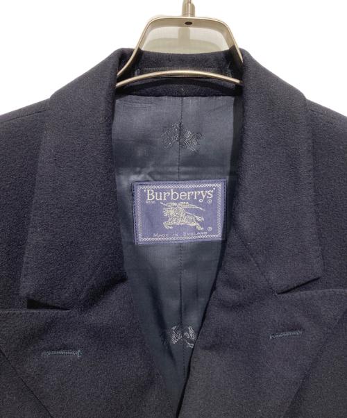 Burberrys（バーバリーズ）Burberrys (バーバリーズ) 90sカシミヤダブルコート ネイビー サイズ:48の古着・服飾アイテム