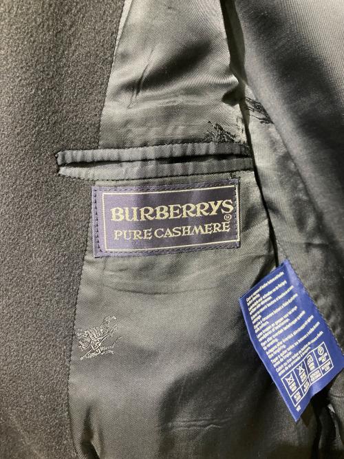 Burberrys（バーバリーズ）Burberrys (バーバリーズ) 90sカシミヤダブルコート ネイビー サイズ:48の古着・服飾アイテム
