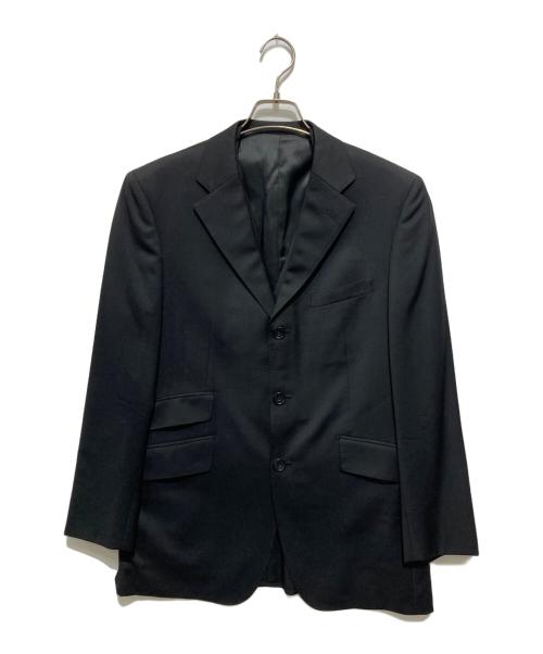 BURBERRY BLACK LABEL（バーバリーブラックレーベル）BURBERRY BLACK LABEL (バーバリーブラックレーベル) 袖裏ストライプ3ピース3Bスーツ ブラック サイズ:38Lの古着・服飾アイテム