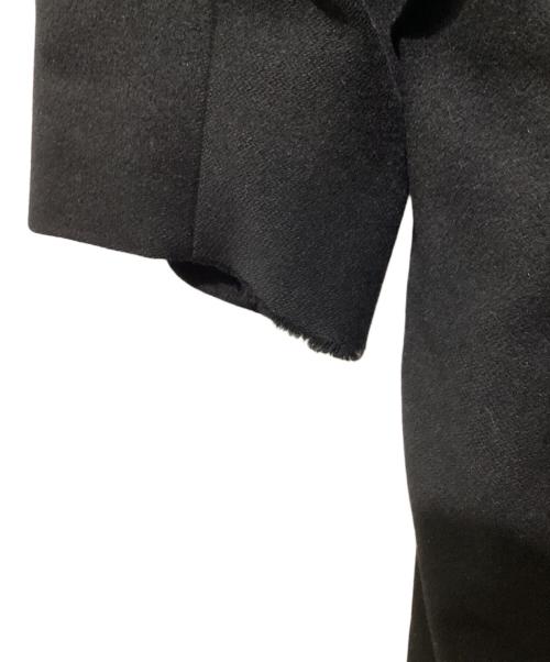 BURBERRY BLACK LABEL（バーバリーブラックレーベル）BURBERRY BLACK LABEL (バーバリーブラックレーベル) カシミヤ混裏地チェックチェスターコート ブラック サイズ:Mの古着・服飾アイテム