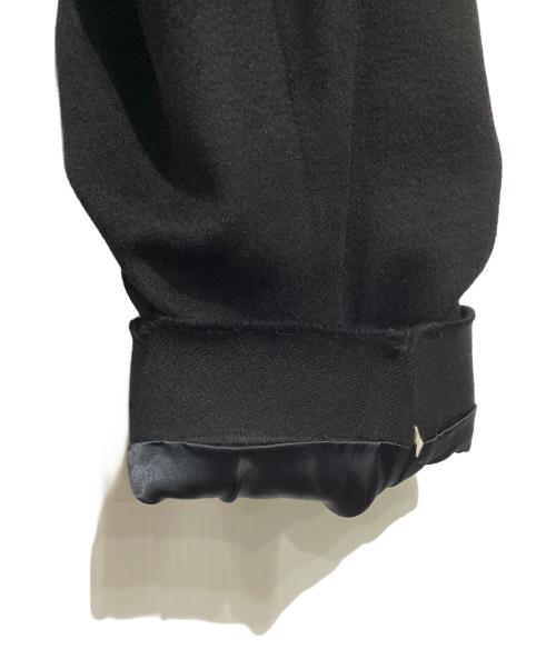 BURBERRY BLACK LABEL（バーバリーブラックレーベル）BURBERRY BLACK LABEL (バーバリーブラックレーベル) カシミヤ混裏地チェックチェスターコート ブラック サイズ:Mの古着・服飾アイテム