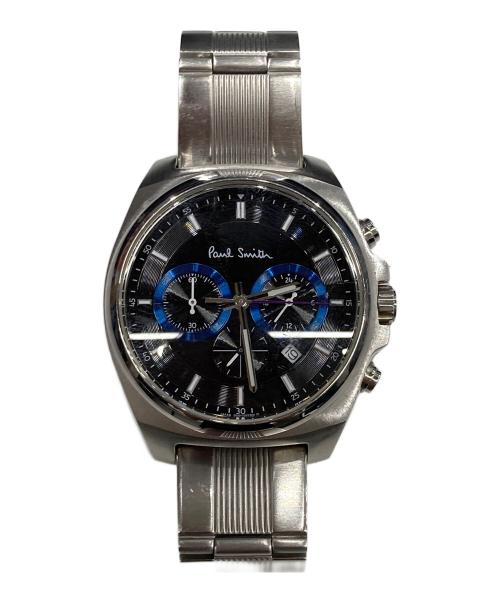 PAUL SMITH（ポールスミス）Paul Smith (ポールスミス) Final Eyes Chronograph / クロノグラフ / 801020058 ブラック×シルバー サイズ:OneSizeの古着・服飾アイテム