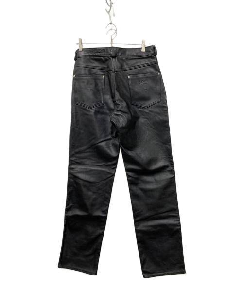 Schott（ショット）Schott (ショット) レザーパンツ ブラック サイズ:W34の古着・服飾アイテム