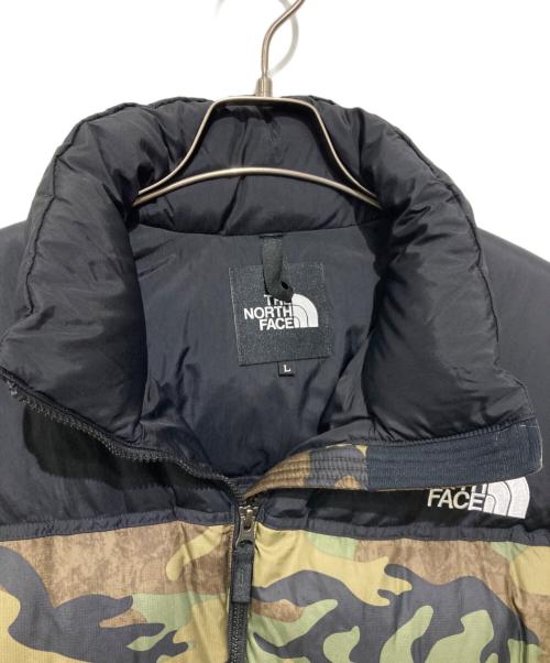 THE NORTH FACE（ザ ノース フェイス）THE NORTH FACE (ザ ノース フェイス) CR Nuptse Jacket & Blanket カーキ サイズ:Lの古着・服飾アイテム