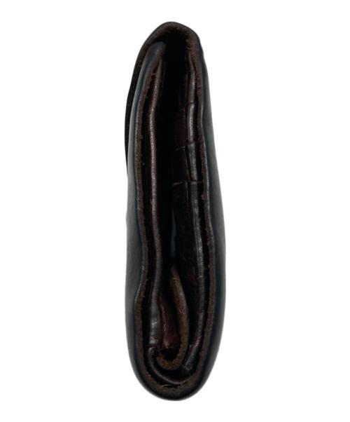 RRL（ダブルアールエル）RRL (ダブルアールエル) コンチョボタン レザーエンベロープウォレット ブラウンの古着・服飾アイテム