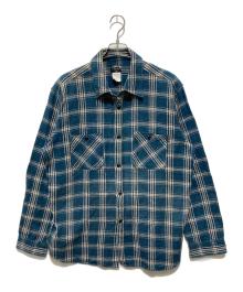 stussy（ステューシー）の古着「00s oldチェックネルシャツ」｜ネイビー