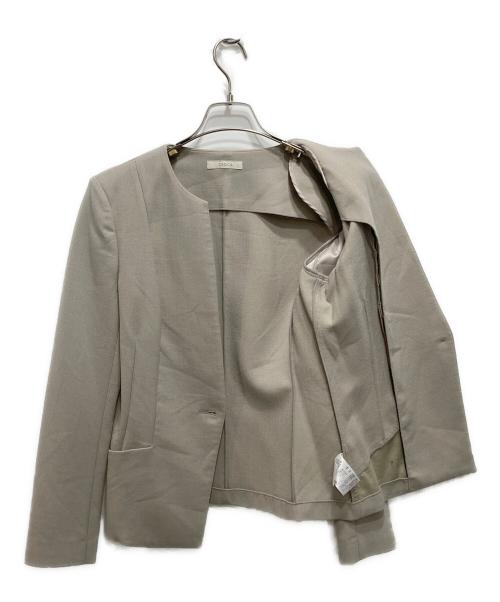 EPOCA（エポカ）EPOCA (エポカ) 24 TWENTY FOUR JACKET ベージュ サイズ:42の古着・服飾アイテム