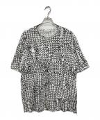 LAD MUSICIANラッドミュージシャン）の古着「BIG T-SHIRT INKJET KNIT」｜ホワイト