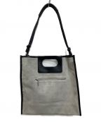 ear PAPILLONNERイアパピヨネ）の古着「スウェードショルダーバッグ」｜グレー