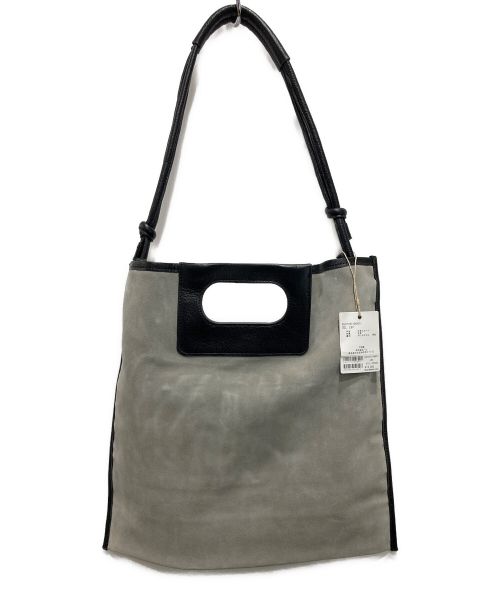 ear PAPILLONNER（イアパピヨネ）ear PAPILLONNER (イアパピヨネ) スウェードショルダーバッグ グレーの古着・服飾アイテム