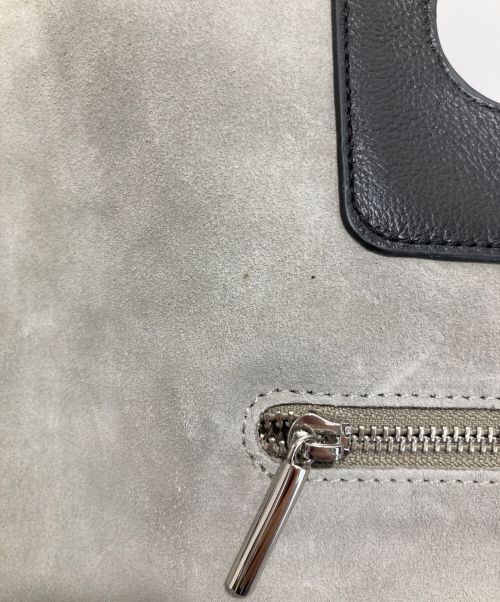 ear PAPILLONNER（イアパピヨネ）ear PAPILLONNER (イアパピヨネ) スウェードショルダーバッグ グレーの古着・服飾アイテム