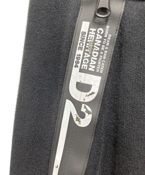 DSQUARED2（ディースクエアード）DSQUARED2 (ディースクエアード) ジョギングパンツ/LADIES D2Line Sweatpants ブラック サイズ:XXSの古着・服飾アイテム