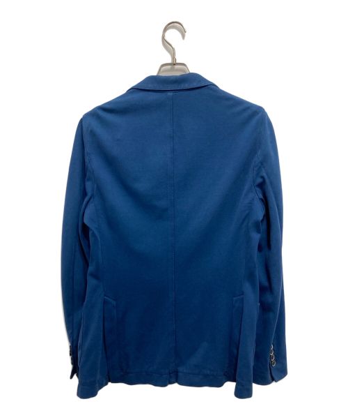 CIRCOLO 1901（チルコロ1901）CIRCOLO 1901 (チルコロ1901) 鹿の子ジャージーテーラードジャケット ブルー サイズ:48の古着・服飾アイテム