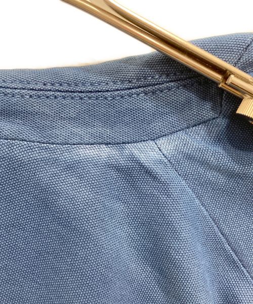 CIRCOLO 1901（チルコロ1901）CIRCOLO 1901 (チルコロ1901) 鹿の子ジャージーテーラードジャケット ブルー サイズ:48の古着・服飾アイテム