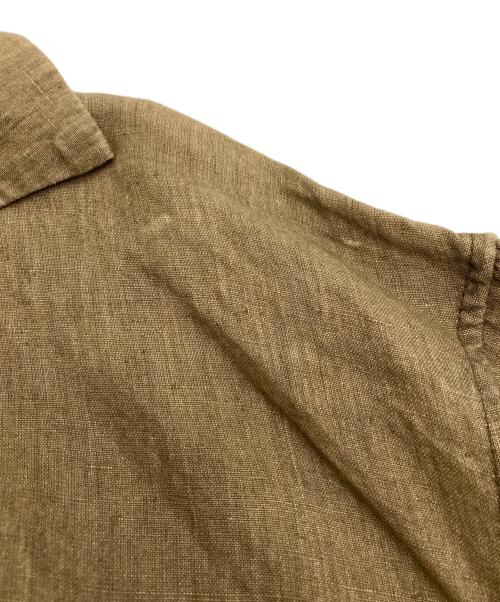 Drawing Numbers（ドローイングナンバーズ）Drawing Numbers (ドローイングナンバーズ) リネンシャツワンピース ブラウン サイズ:38の古着・服飾アイテム