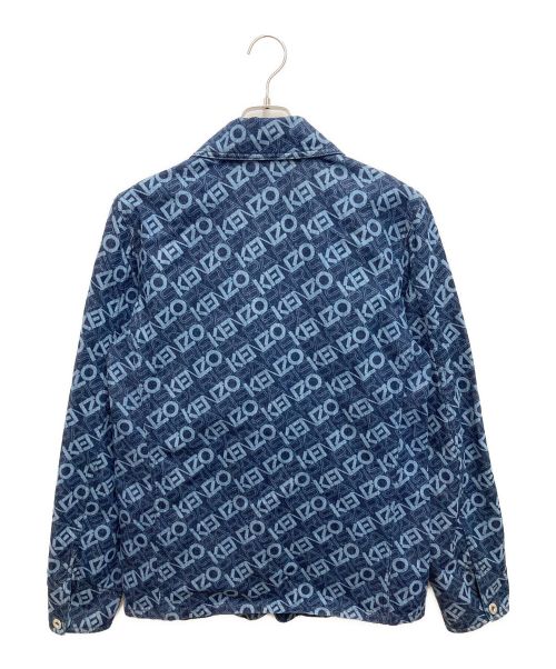 KENZO（ケンゾー）KENZO (ケンゾー) モノグラムカバーオール インディゴ サイズ:Sの古着・服飾アイテム