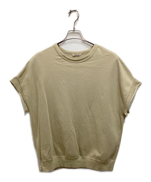 AURALEE（オーラリー）AURALEE (オーラリー) ノースリーブカットソー ベージュ サイズ:1の古着・服飾アイテム