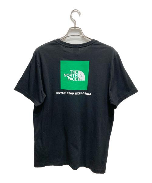 THE NORTH FACE（ザ ノース フェイス）THE NORTH FACE (ザ ノース フェイス) BOXプリント クルーネック 半袖 Tシャツ ブラック サイズ:L 未使用品の古着・服飾アイテム