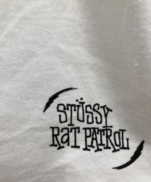 stussy（ステューシー）stussy (ステューシー) プリントTシャツ ホワイト サイズ:L 未使用品の古着・服飾アイテム