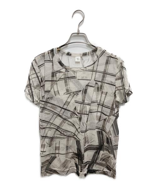 Y's（ワイズ）Y's (ワイズ) シアーカットソー ホワイト サイズ:2の古着・服飾アイテム