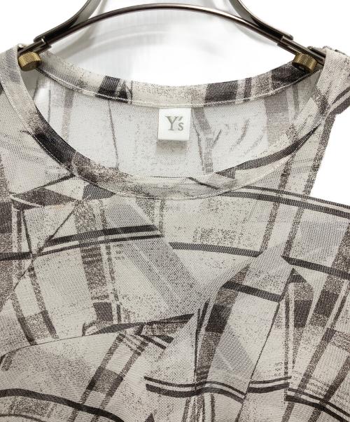 Y's（ワイズ）Y's (ワイズ) シアーカットソー ホワイト サイズ:2の古着・服飾アイテム