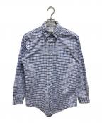 BROOKS BROTHERSブルックスブラザーズ）の古着「ボタンダウンチェックシャツ」｜ブルー