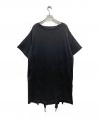 DIESELディーゼル）の古着「サイドジップワンピース」｜ブラック