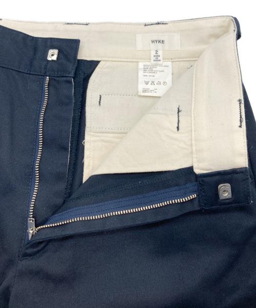 HYKE（ハイク）HYKE (ハイク) ストレートパンツ ネイビー サイズ:2の古着・服飾アイテム
