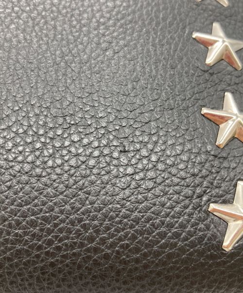 JIMMY CHOO（ジミーチュウ）JIMMY CHOO (ジミーチュウ) スタッズ ペガシ トートバッグ 2WAYバッグ ブラックの古着・服飾アイテム