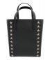 JIMMY CHOO (ジミーチュウ) スタッズ ペガシ トートバッグ 2WAYバッグ ブラック：33000円