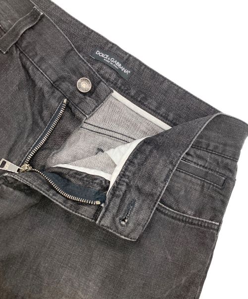 DOLCE & GABBANA（ドルチェ＆ガッバーナ）DOLCE & GABBANA (ドルチェ＆ガッバーナ) ブラックデニム ブラック サイズ:48の古着・服飾アイテム