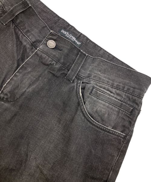 DOLCE & GABBANA（ドルチェ＆ガッバーナ）DOLCE & GABBANA (ドルチェ＆ガッバーナ) ブラックデニム ブラック サイズ:48の古着・服飾アイテム