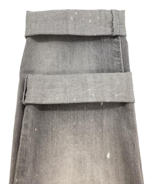 DSQUARED2（ディースクエアード）DSQUARED2 (ディースクエアード) ダメージデニムパンツ グレー サイズ:Sの古着・服飾アイテム