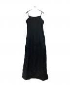 FRAMeWORKフレームワーク）の古着「VISリネンバックシャンキャミワンピース」｜ブラック