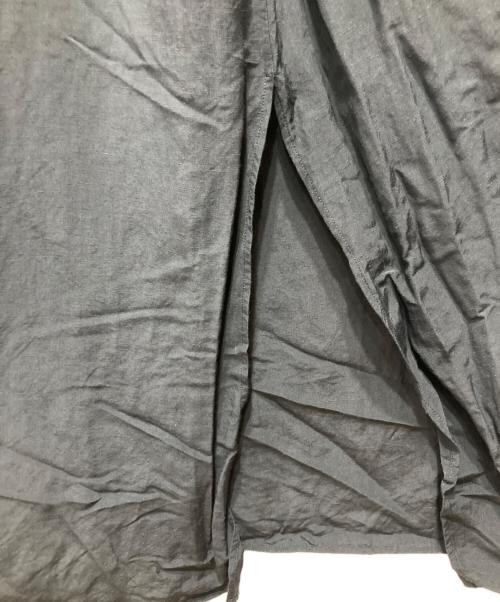 FRAMeWORK（フレームワーク）FRAMeWORK (フレームワーク) VISリネンバックシャンキャミワンピース ブラック サイズ:38の古着・服飾アイテム