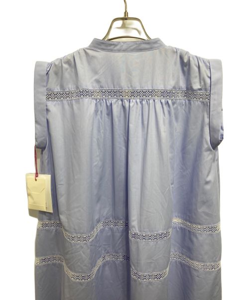 furfur（ファーファー）furfur (ファーファー) スカラ刺繍ワンピース ブルー サイズ:Freeの古着・服飾アイテム