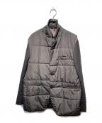 macgregorマクレガー）の古着「ウール切り替えダウンジャケット」｜ブラウン
