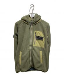 ALPHA INDUSTRIES（アルファインダストリーズ）の古着「フリースジャケット」｜カーキ