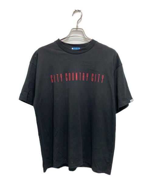 city country city（シティーカントリーシティー）city country city (シティーカントリーシティー) BEAMS (ビームス) COTTON T-SHIRT DANCE ブラック サイズ:Mの古着・服飾アイテム