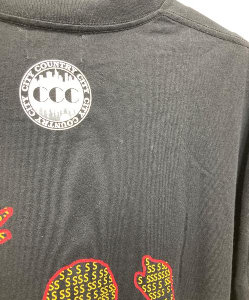 city country city（シティーカントリーシティー）city country city (シティーカントリーシティー) BEAMS (ビームス) COTTON T-SHIRT DANCE ブラック サイズ:Mの古着・服飾アイテム