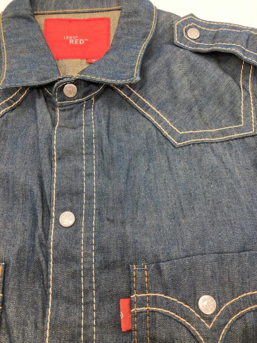 LEVI'S RED（リーバイス レッド）LEVI'S RED (リーバイス レッド) デニムワークシャツ ネイビー サイズ:Mの古着・服飾アイテム