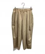 ELEDEEKエレンディーク）の古着「バルーンパンツ」｜ベージュ